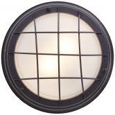 Wand- und Deckenleuchte Sina, schwarz, 14,5 x 34 cm, Glas Deckenlampe, dimmbar 
