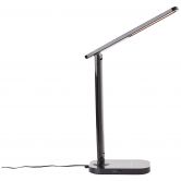 Tischleuchte Tabea, schwarz, 33,3 x 12 cm, Nachttischlampe, dimmbar 
