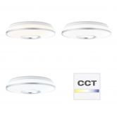 Deckenleuchte Tessa, metallic, 10,3 x 39 cm, Deckenlampe, dimmbar 