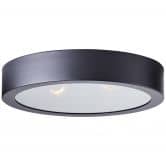 Deckenleuchte Miriam, schwarz, Ø 31 cm, Metall Moderne Deckenlampe 