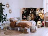 Paravent, Raumteiler freistehend, Trennwand - Floristry in Vintage Style 