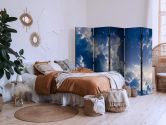 Paravent, Raumteiler freistehend, Trennwand - Starry Clouds and Gentle Light Over a Corner of the Sky 