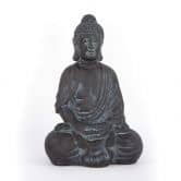 Tuindecoratie Nepalese Boeddha Kunststof Zwart 
