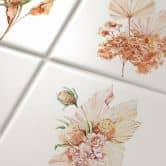 Fliesenaufkleber Aquarell Blumensträuße 02 - 12er Set 