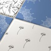 Tegelstickers Landelijk (12 stuks) 