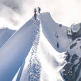 Küchenrückwand mit Berg-Motiv - Gipfel des Mont Blanc - Nienartowicz 