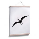 Poster Nouveauprints - Geometric Dinosaur Pterodactylus 