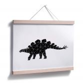 Poster Nouveauprints - Geometric Dinosaur Stegosaurus 