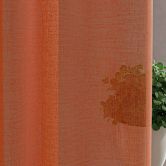 Homing Fertigschal mit verdeckten Schlaufen Oskar ziegel -  2,45 x 1,4 m 
