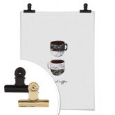 Poster Orara Studio - But First Coffee 