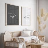 Typografie-Poster Good morning 