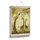 Poster Braun - Giraffes 