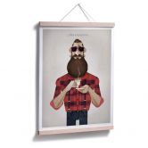 Poster Braun - Lumbersexual 