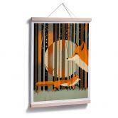 Poster Braun - Midnight Foxes 