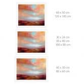 Poster Leuchtendes Feld im Sonnenlicht - Schmucker 