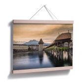 Poster Huber - Old Town Lucerne 