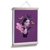 Poster Korenkova - Boho Girl 1 lila 