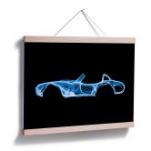 Poster Mielu - Blue car 