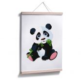 Poster Naschender Panda 