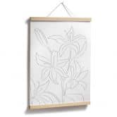 Poster 1X Studio - Line Art Floral - Minimalistische Blumen 