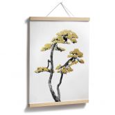 Poster Blühender Bonsai - Pflanzenposter - Amini 