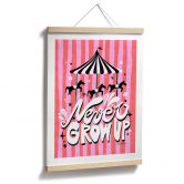 Poster Kinderkarussell - Never grow up - Bloom 