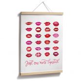 Poster Rote Lippen - Blursbyai - Just one more lipstick 