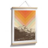 Poster Bodart - Retro Mountain Landscape 
