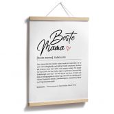 Poster Definition - Beste Mama 