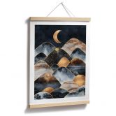 Poster Fredriksson - Moonlit Mountains 