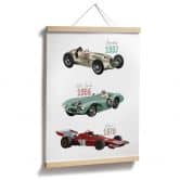 Poster Goed Blauw - Oldtimers 