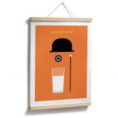Plakat Inspireret af filmen "Clockwork Orange" - Gomes 