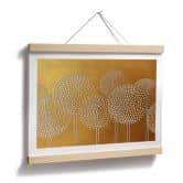 Poster Witte parelbloemen - Grande 