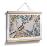Poster Tropischer Wald mit Tukan - Haase 