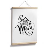 Poster Home is where my mom is 