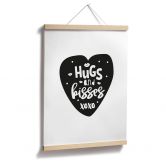 Poster Hugs and kisses 