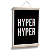 Poster Hyper Hyper - Glitch Effekt 