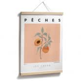 Poster Saftige Pfirsiche - Ivy Green Illustration - aus der Cosy Kollektion 