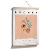 Poster Saftige Pfirsiche - Ivy Green Illustration 
