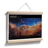 Poster James Webb Telescope - Carina Nebula Compass 