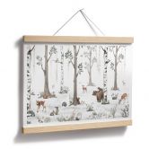 Kinderzimmer Poster Kikki Belle - Schönheit des Waldes 