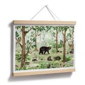 Poster Kikki Belle - Zoekplaatje in het Bos 