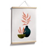 Poster Kubistika - Herbstliche Pflanzen 