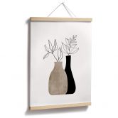 Poster Kubistika - Minimalistische Pflanzen - aus der Cosy Kollektion 