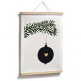 Poster Kubistika - Boule de Noel 