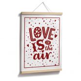 Poster Love is in the air rouge 