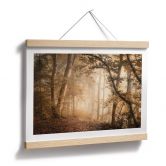 Poster Wald im morgendlichen Nebel - Maier 