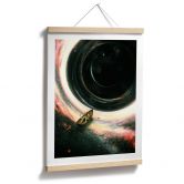 Poster Weltall: Astronaut im Boot - Nicebleed 