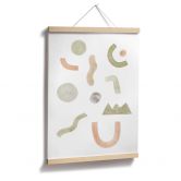 Poster Nouveauprints - Abstrakte Formen 