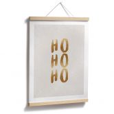 Poster Weihnachten - Ho Ho Ho in Gold - Orara Studio 